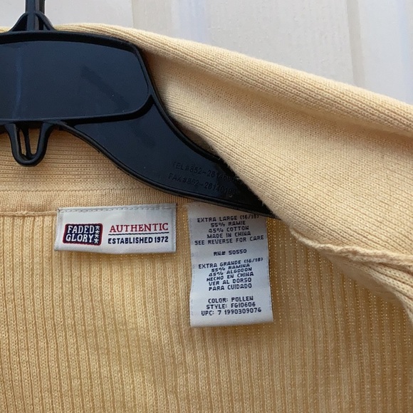 FINAL MARKDOWN Faded glory cardigan xl no belt - Picture 2 of 3